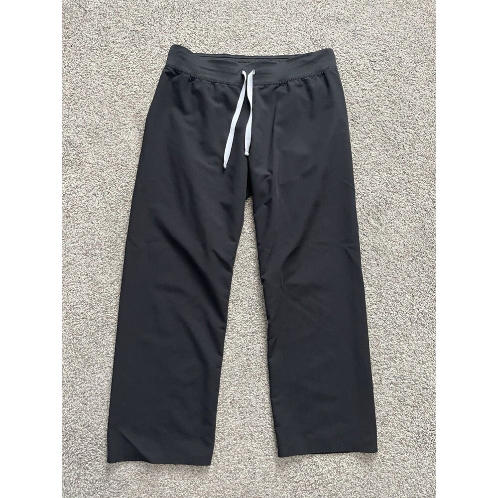 FIGS Black Kade Cargo Straight Leg Scrub Pants Size M with 27" Inseam